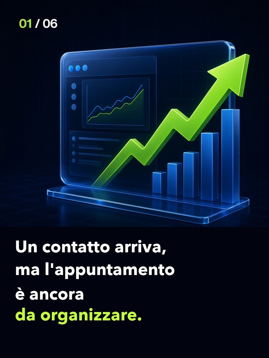 Un contatto arriva, ma l'appuntamento è ancora da organizzare.